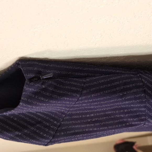 Banana Republic Dark Blue Pinstripe Strappy Top - Picture 7 of 7